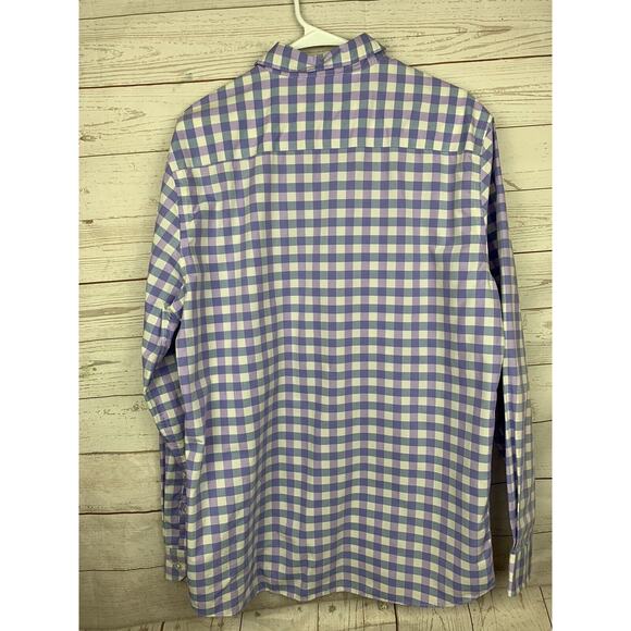 Made Cam Newton Shirt Mens Large Non Iron Modern Fit Button Up Plaid - Picture 2 of 5